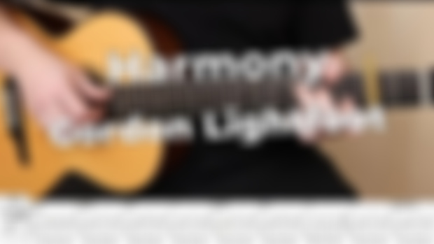 Harmony - Gordon Lightfoot | Fingerstyle Guitar Cover / Play-Along + Tab