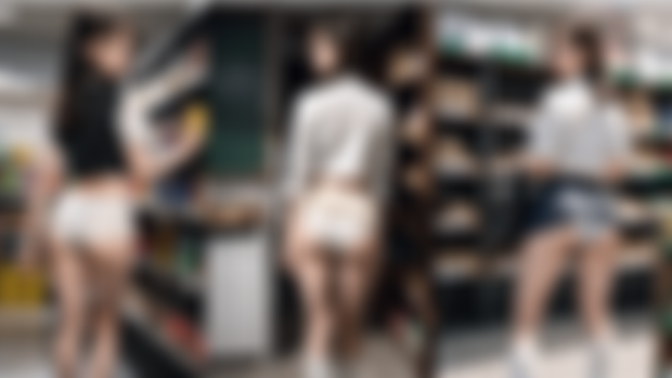 [AI] Flash booty in supermarket