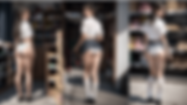 [AI] Flash booty in supermarket