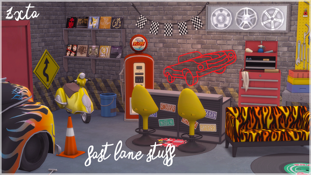 TS3 to TS4: Fast Lane Stuff Pack | Zx_Ta on Patreon