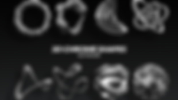 3D Chrome Shapes Renders Download