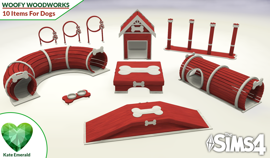 Woofy Woodworks: Sims 4 CC for dogs | Patreon