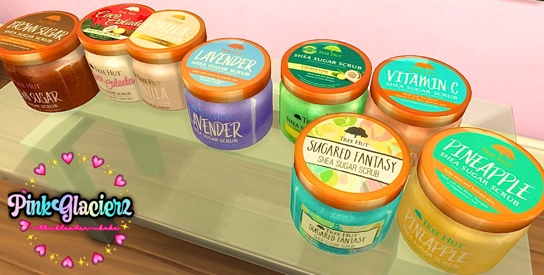 Tree Hut Body Scrubs (Decor Set)  | Patreon