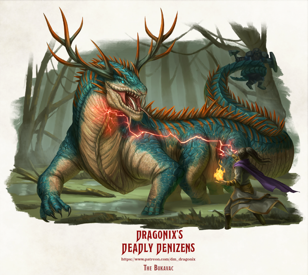 DDD July 2023 Issue Art Preview #4: The Bukavac! | Patreon