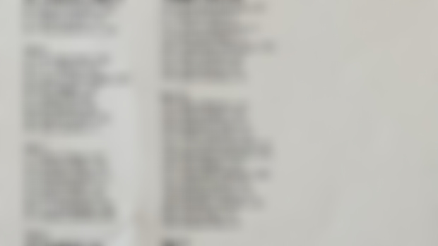 Dad’s Top 200 cheat sheet 