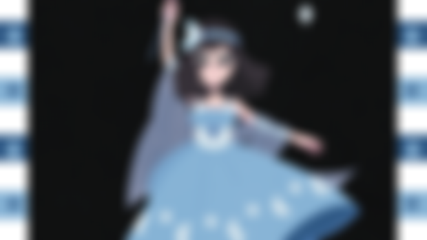 blue girl.