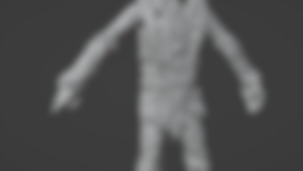 1/12 Wookie Figure 3D Scan 