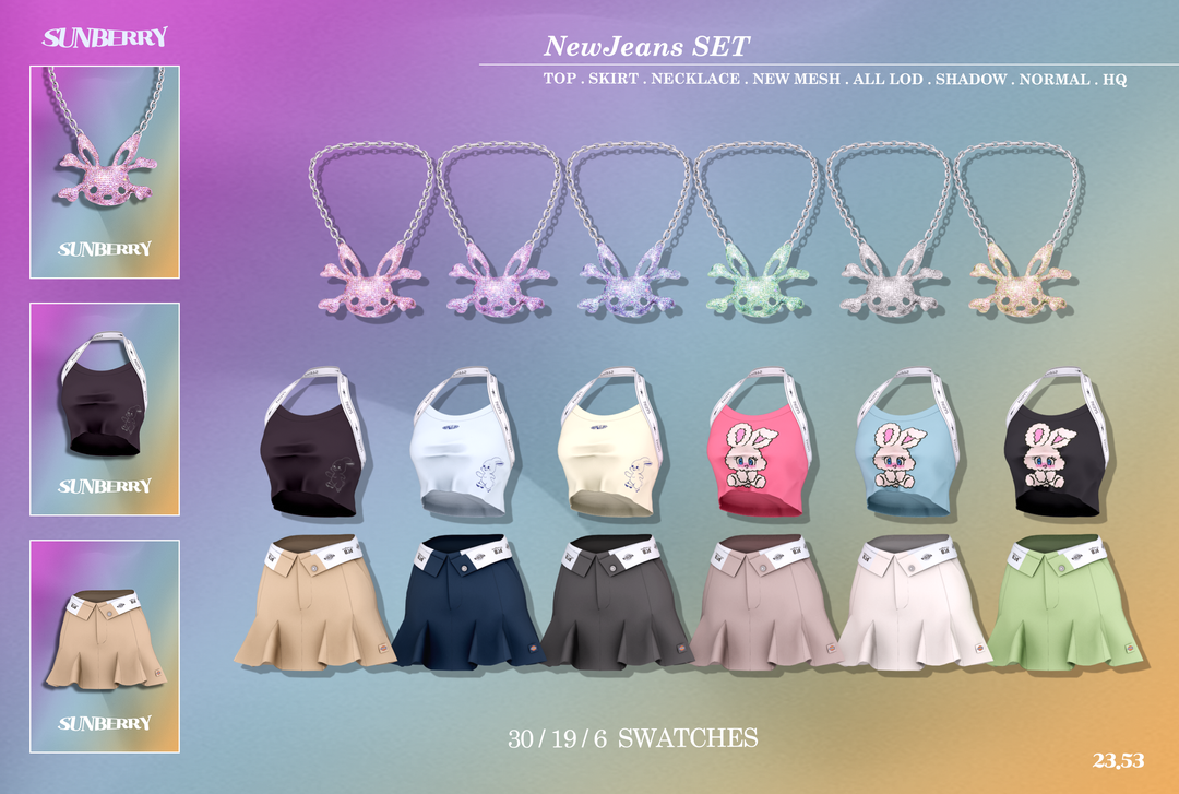 New Jeans まとめ売り SUNBERRY]NewJeans SET 23.53(Early access) | Patreon