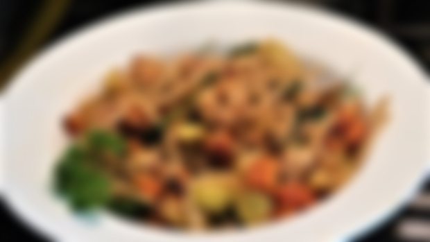 Seafood Pasta Primavera!