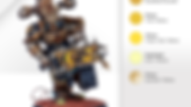 Colour Guide for the Yellow Hazard Stripes