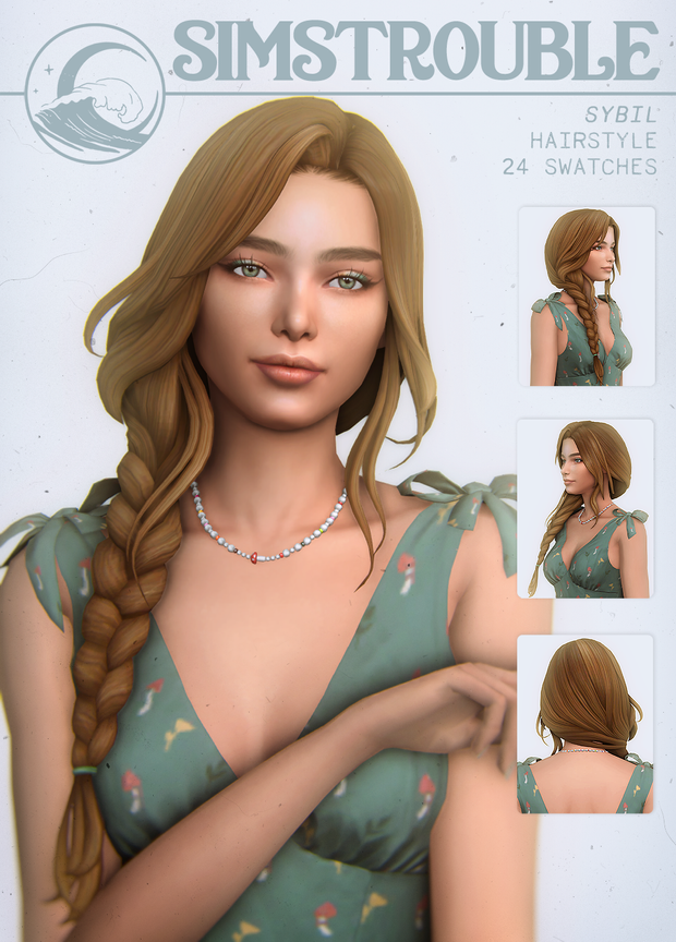 Sybil Hairstyle by simstrouble | Patreon
