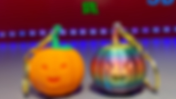 Pumpkin Smiley keychain!