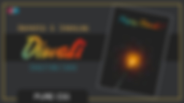 Animated sparkling #Diwali Greetings using pure #CSS