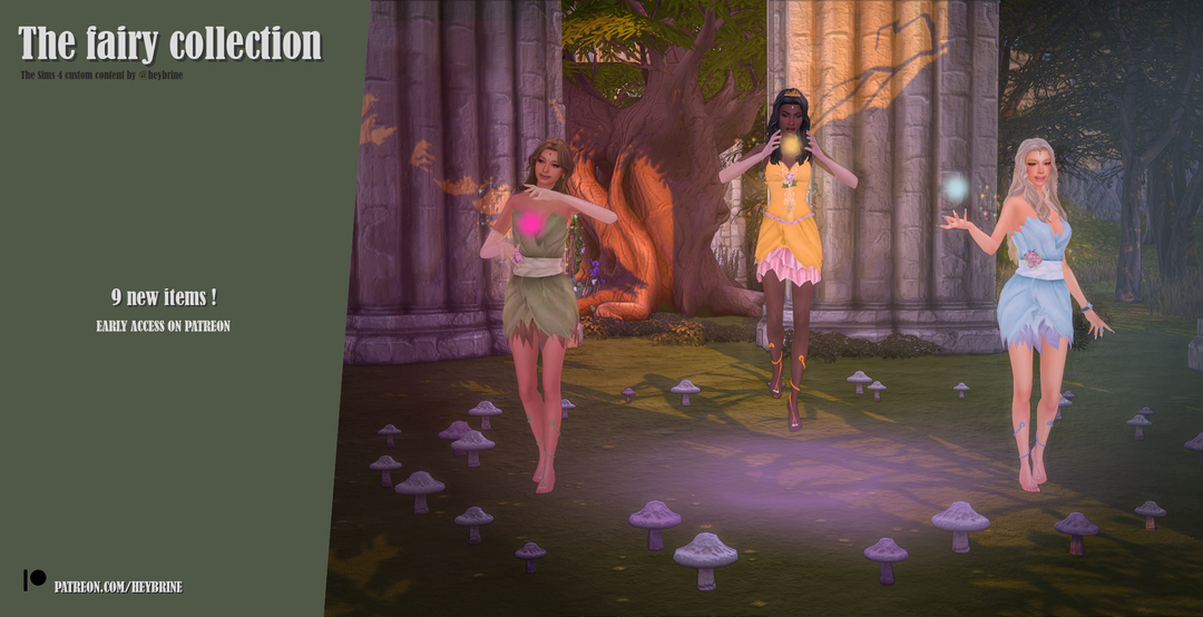 sims 4 fairy dress The Sims 4: Enchanted by Nature Outfits Revealed