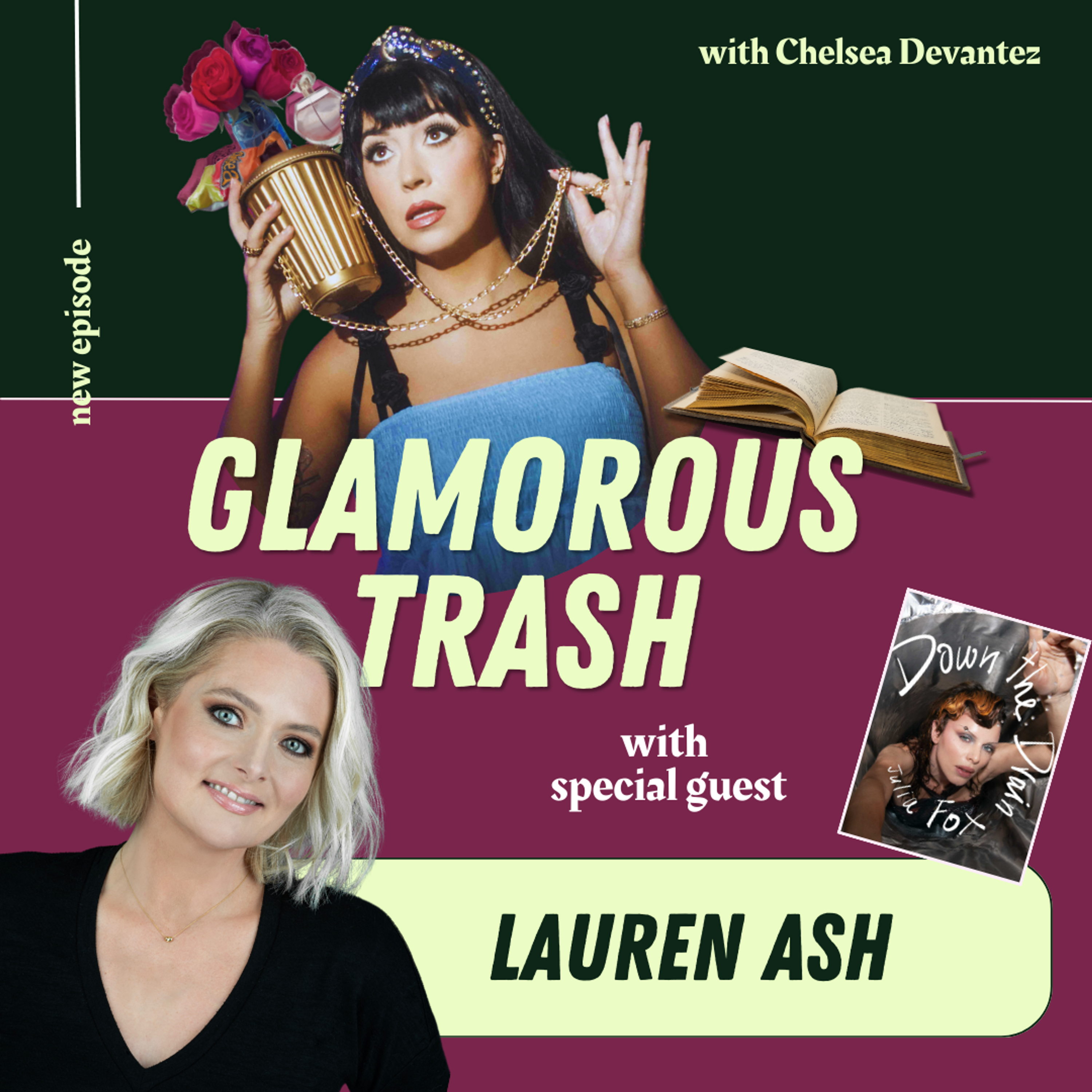 [PREVIEW] Celebrity Book Club: Julia Fox's Down the Drain (with Lauren Ash) episode artwork