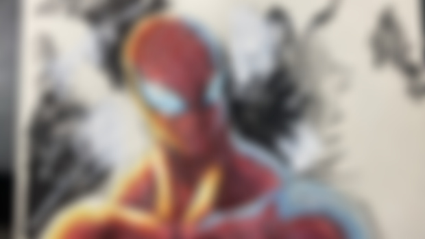 Spiderman painting 