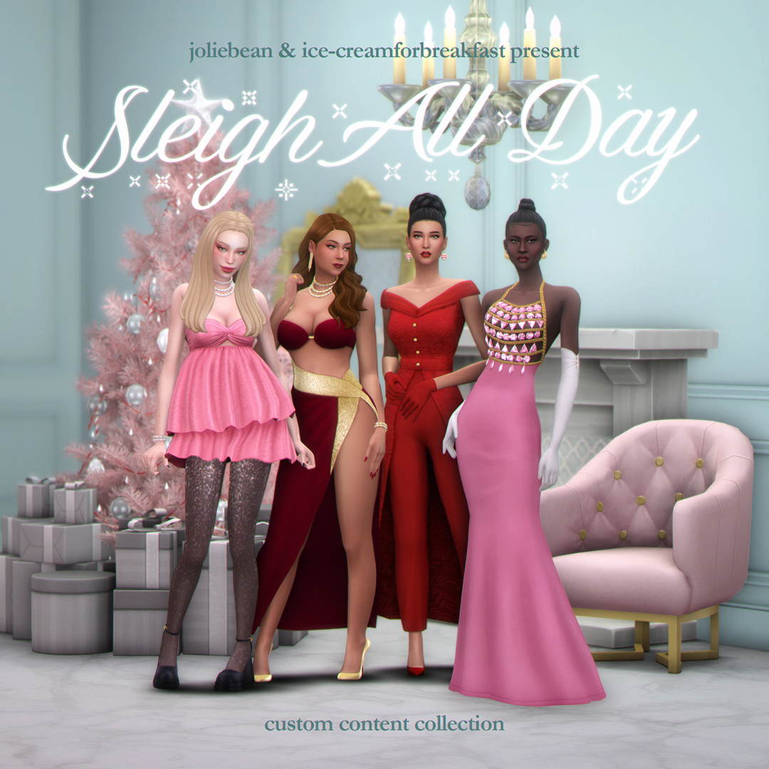 sims 4 winter dress WINTER LOOKBOOK