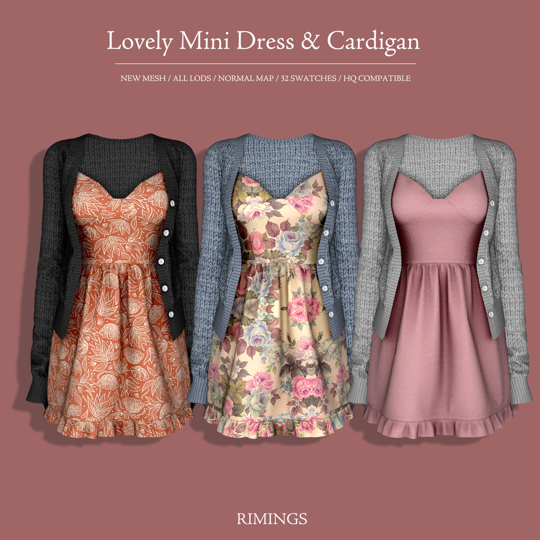 ANDWANG ♥ Kirakira mini dress & cardigan Cozy Micro Mini Dress and Cardigan Set - Pink | Fashion Nova