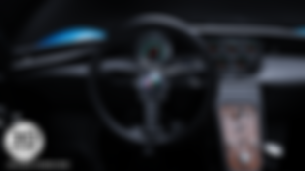 3D Scene 032 - Alfa Romeo 33 Interior - Black Leather + Wood