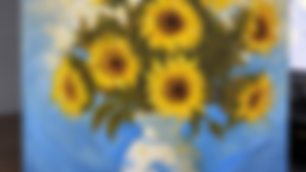 Reward 31. Sunflowers – Oil Painting