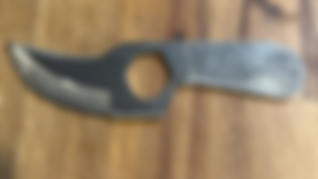 Check out the knife I’m making 