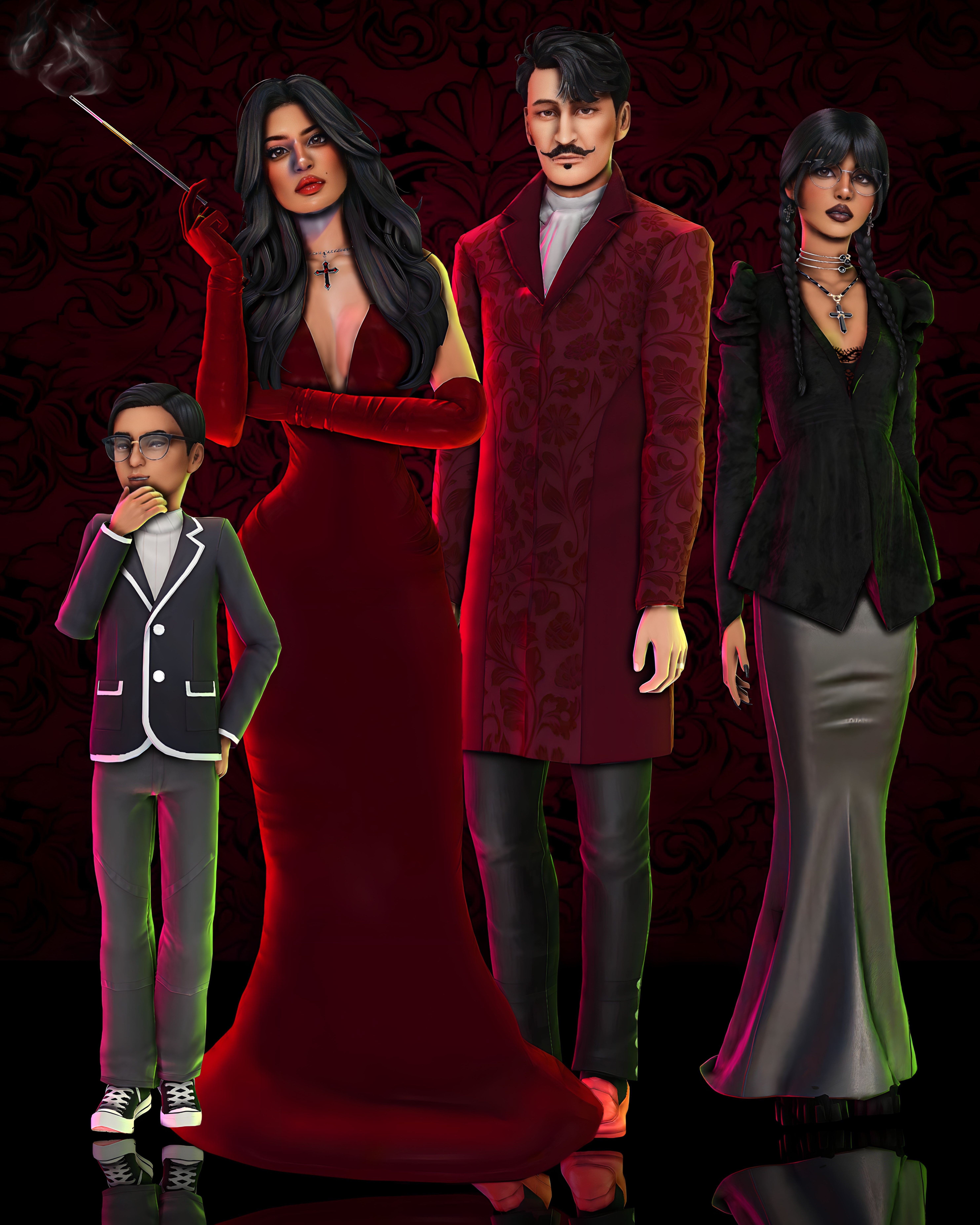 The Sims 4 Townie Makeover: The Goths