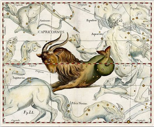 Johannes Hevelius. "Козерог. Звёздный атлас", 1690 год