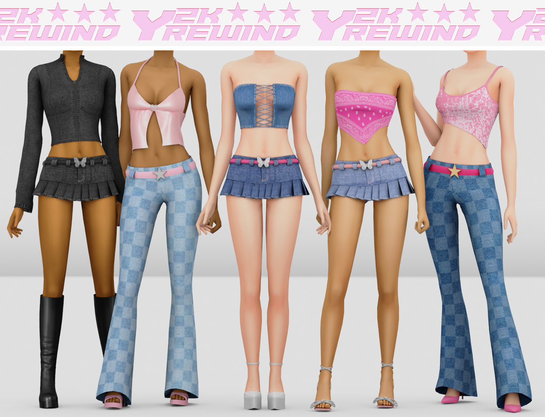 Y2K Revival in The Sims 4