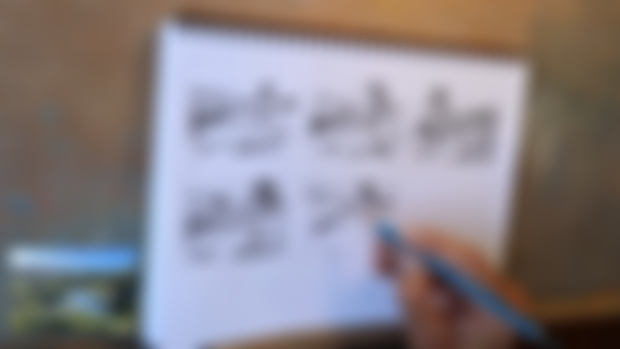 My Painting Process Part 1 - Thumbnail Sketches